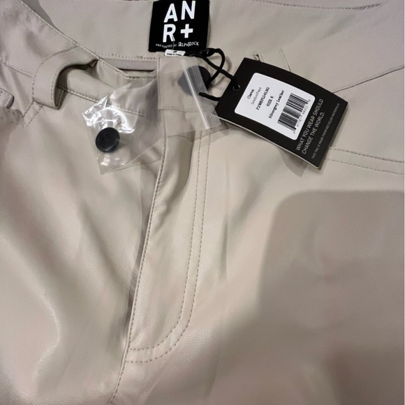 Alp N Rock Clare Silvergrey Faux Leather Pants Sz S NWT - Picture 5 of 6